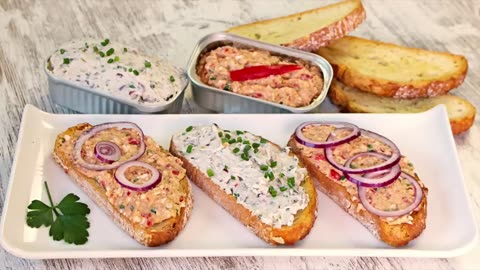 Do you have a can of sardines?... Prepare these 2 recipes in 5 minutes!