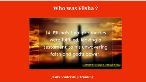 Elisha: Successor of Elijah, prophet of miracles
