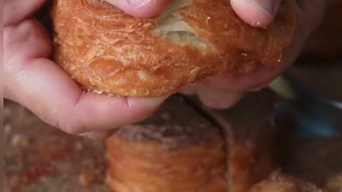 "Cronuts Unleashed: A Symphony of Crispy Layers and Sweet Bliss | Pastry Perfection at Its Finest!"