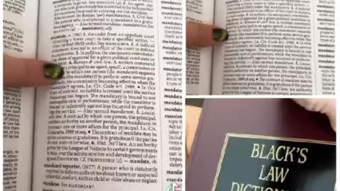 Definizione e significato legale della parola "mandato" ( obbligo ). Quello che non vi fanno sapere