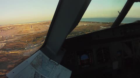 Adorable view landing at Barcelona