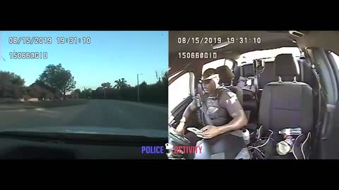 Dashcam Captures Moment SUV Crashes Into Tulsa Police Car