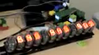 Nixie tube 'wave' 1