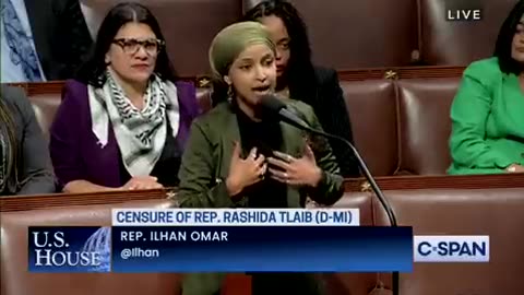 Ilhan Omar unhinged over Tlaib censure