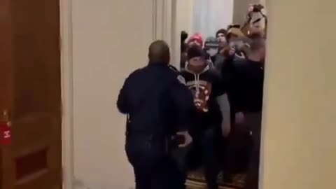 Officer Krispy Kreme "Defends" the Capitol