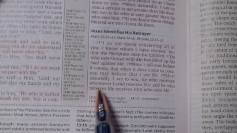 John 13:18-30 NKJV - Jesus identifies His betrayer