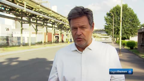 Wirtschaftsminister Robert Habeck (Grüne) in den ARD-„Tagesthemen“