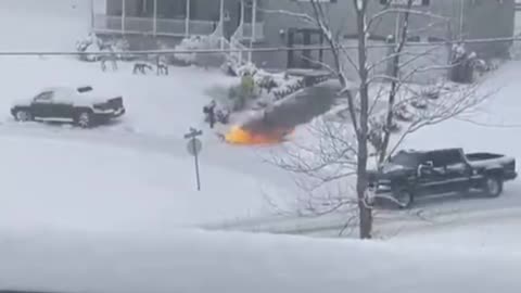 KY Man Clears Driveway with Flamethrower