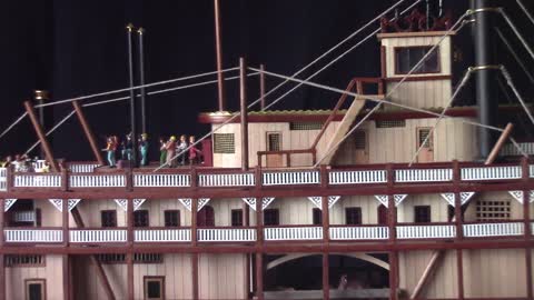 Mississippi Paddle Steamer, for my New Model Railroad Layout
