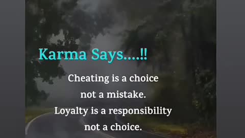 Karma say's.....!!!