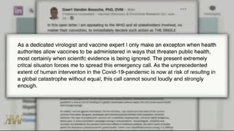 Vakcinų kūrėjo Geerto Vandeno Bossche'o susirūpinimas dėl Covid vakcinos