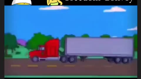 Did The Simpsons Predict The Canadian Truckers Convoy And Trudeau's Hiding Out?