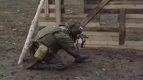 The assault units of Russian paratroopers completing their training
