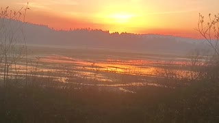 Beautiful sunset Coquille, Oregon