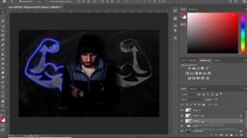 How to create a glow effect in photoshop