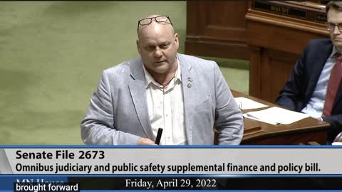 Rep. Matt Grossell (R) House Floor April 29. 2022 on PMKA