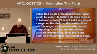 Defending Your Faith - Lesson 3 (Part 1)