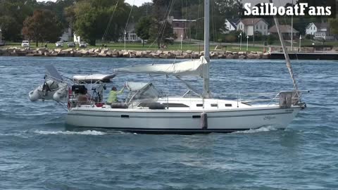 MYSTIC Sailboat Light Cruise Under Bluewater Bridges In Great Lakes