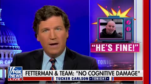 Tucker Carlson: Fetterman isn't fit to operate a microwave.
