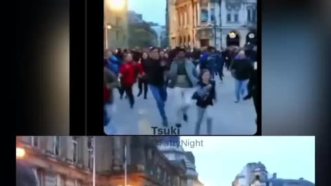 Ukraine - Fake? People running while being filmed - Exhibit A