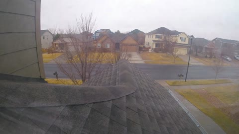 Awesome front yard blizzard time lapse footage