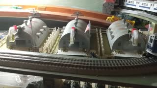 NYT R17 Rail King Subway O Guage train layout pt 1