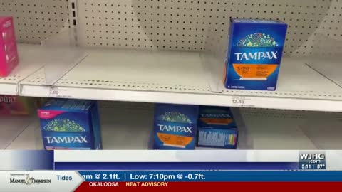 Following Baby Formula Shortage, Tampons & Other Feminine Products Running Low