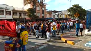 Marcha estudiantes Bucaramanga