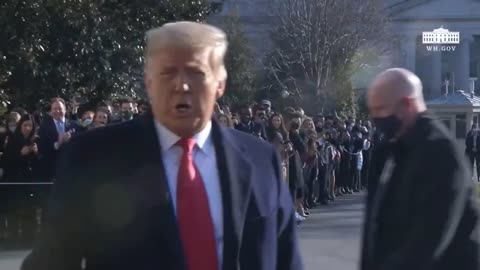 President Trump delivers remarks upon departure for Alamo, TX.