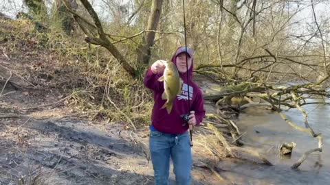 Late Winter Smsllmouth Bass Fishing On The South Fork Holston River