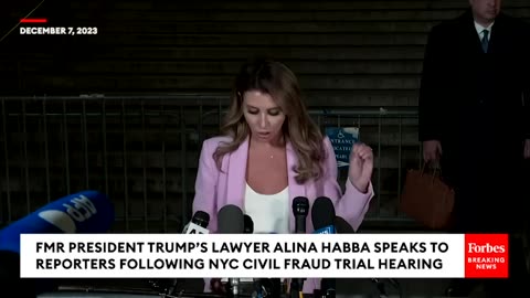 Trump's Lawyer Alina Habba Slams New York Attorney General Letita James