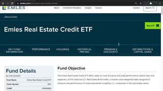 REC ETF Introduction ( Real Estate Credit )