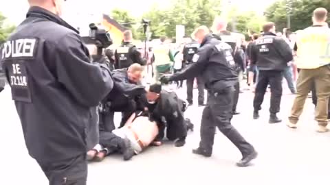 Polizeigewalt in Berlin am 01.08.2021