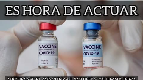 ES HORA DE ACTUAR #afectadosvacunas descripcion abajo