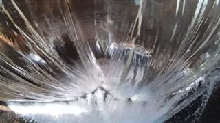 Looking over the top of a Dam