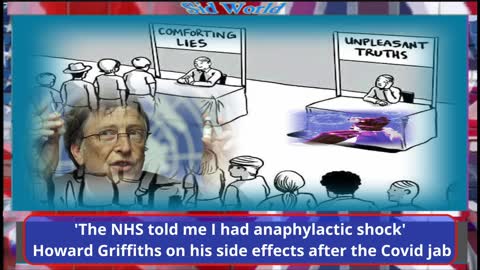 'The NHS told me I had anaphylactic shock' Howard Griffiths on his side effects after the Covid jab