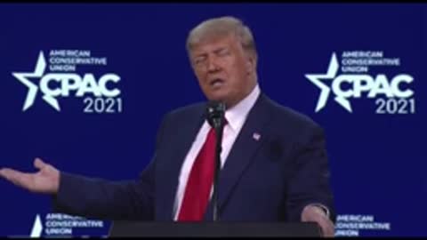 BANNED - Donald Trump speaks at CPAC 2021 (Hi Res in Link)