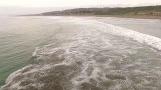 Surfing at Punta de Lobos in Pichilemu in Chile