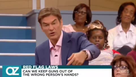 Dr. Oz advocating for red flag laws
