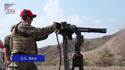 MINIGUN Live-Fires on the Ground by U.S. Navy