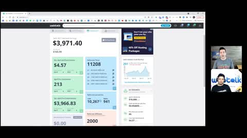 Webtalk || Alfonso Torres shows his dashboard || How webtalk works.