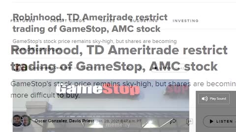 What happened with Reddit, Game Stop and Wall Street...