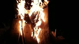 Fire in slow mo