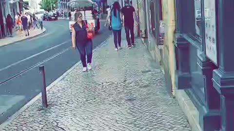 WALK IN LISBON PORTUGAL