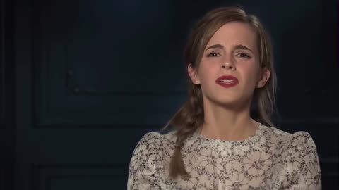 Emma Watson gets upset and stops the interview #Hermoine #HarryPotter