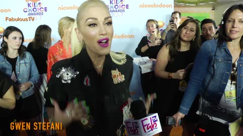 Gwen Stefani at the 2017 Kids Choice Awards