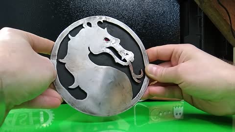 Custom Mortal Kombat LARGE Stainless belt buckle