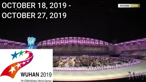Covid Pandemic from China 2019 Military Games to 2021