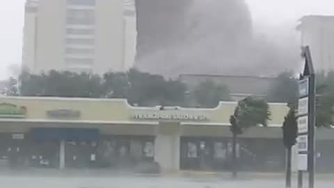 Tornado Damage in Coastal Town _nature _tornado