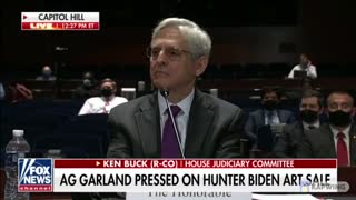 AG Garland GRILLED on Hunter Biden's Art Sales